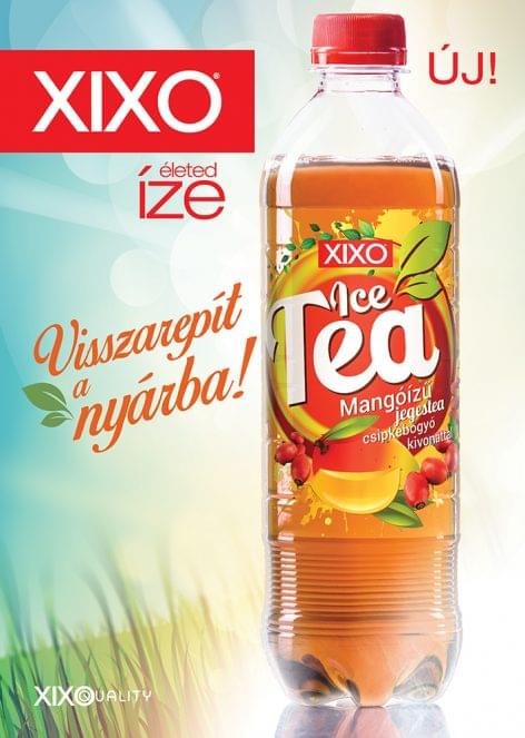 Back in the summer with the new mango-flavored XIXO ice tea