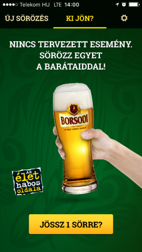 What about a beer? – Mobile application from Borsodi