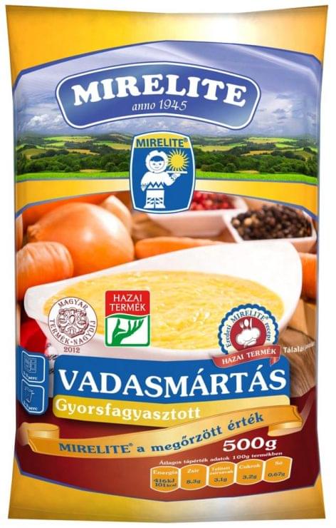 The Mirelite Vadas sauce was renewed within EU product development