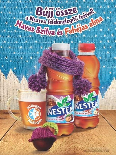 Steaming ice tea is NESTEA’s response to the winter!