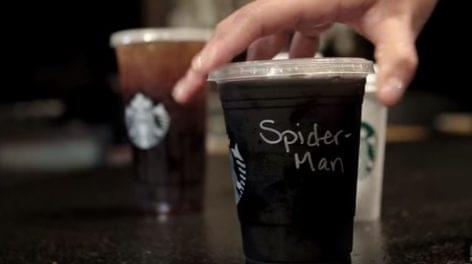 Spiderman came for his coffee – Picture of the day