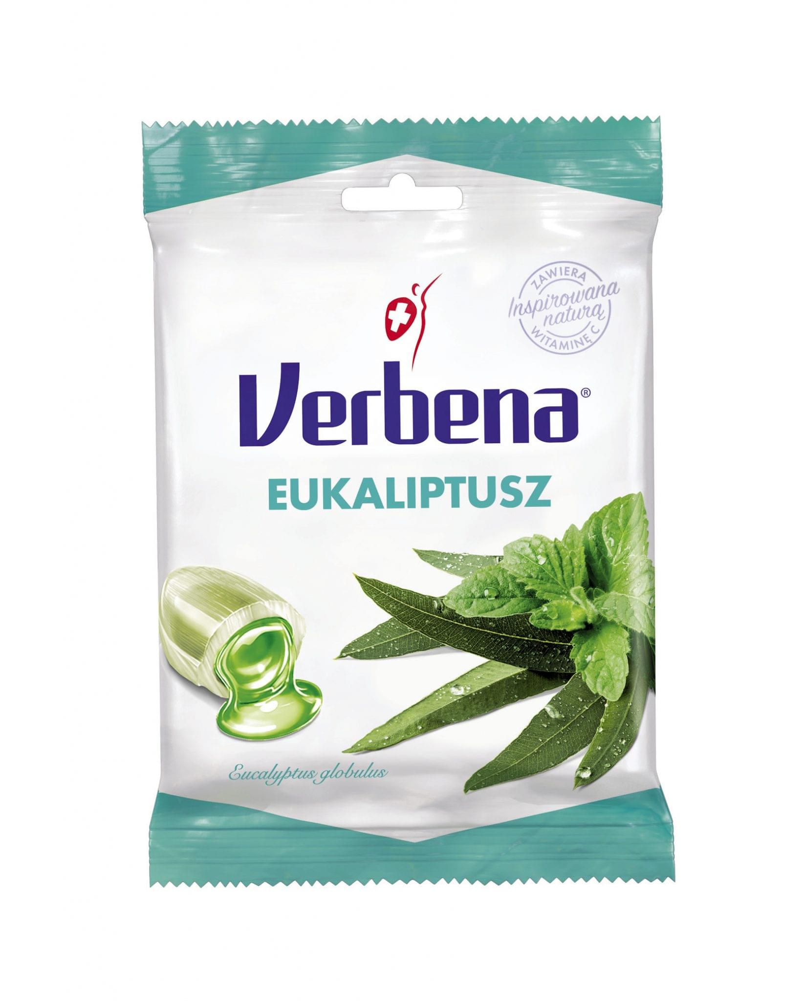 Verbena herbal candy with eucalyptus-mint and vitamin C - Trademagazin