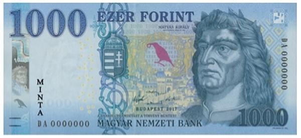 The New 1 000 Huf Bank Note Comes From March Trademagazin