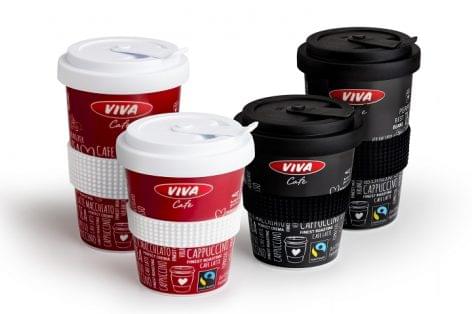 Rechargeable coffee cups at OMV