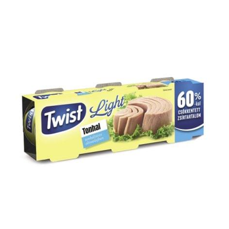Twist LIGHT tonhaltörzs olívaolajban 3×60 g
