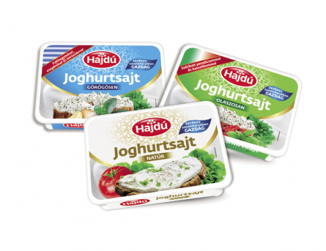 (HU) Hajdú joghurtsajtok új csomagolásban