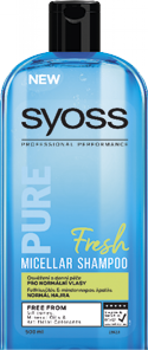 Syoss Pure micellar shampoos