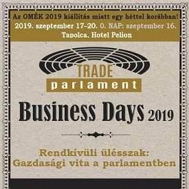 Business Days 2019. szeptember 17–20. <br>0. nap 2019. szeptember 16.