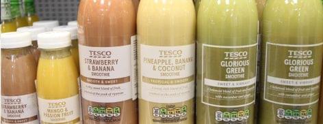 Tesco fresh juices and smoothies in new, more environmentally friendly packaging