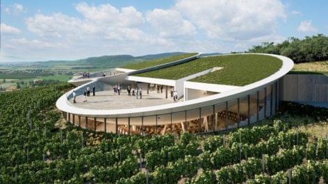 The Sauska Winery is building a winery that fits into the landscape
