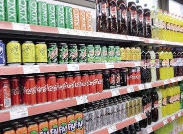 The sugar and calorie content of soft drinks has decreased further in Hungary