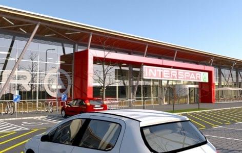 The construction of the INTERSPAR hypermarket in Kaposvár has started