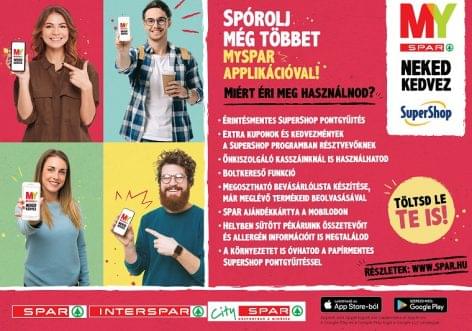 SuperShop point collection and many convenience features in the MySPAR app