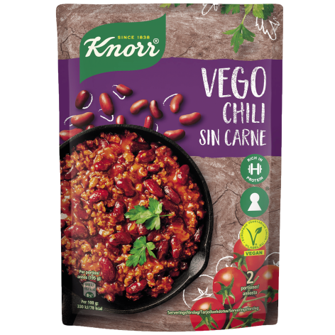 Vegetarian convenience products from Knorr