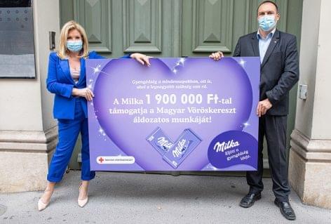 With its autumn campaign, Milka supports the work of the Hungarian Red Cross