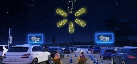 A Walmart drónokkal világítja be az ünnepi eget