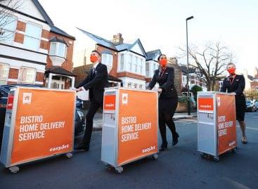 Easyjet launches cabin trolley home delivery service
