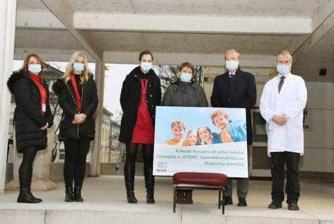 Gyerekkórház felújítását támogatja a Nestlé