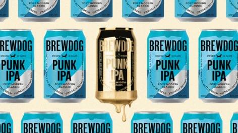 Tízen megnyerhetik: BrewDog Punk IPA arany sörösdobozban – A nap képe