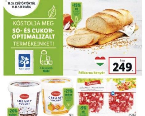 Lidl carries on with its salt and sugar content optimisation programme