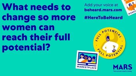 Mars launches its #HereToBeHeard gender equality campaign