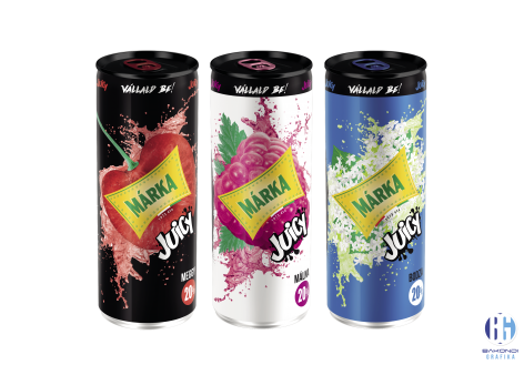 MÁRKA Juicy Soda with 20-percent fruit content