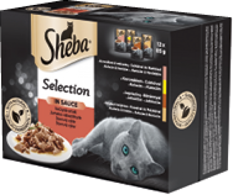 Pouch format SHEBA in packs of 12