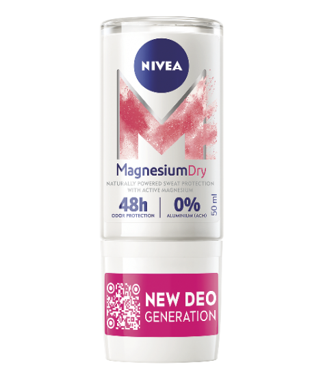 NIVEA Magnesium Dry Fresh and Magnesium Dry roll-on deodorants 50 ml