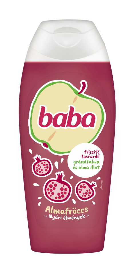 (HU) Baba – Almafröccs, Gránátalma és alma illatú tusfürdő