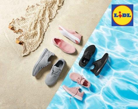 Lidl offers shoes made of used PET bottles