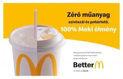 From today, paper straws, paper drink cup tops, and wooden cutlery in the Hungarian McDonald’s