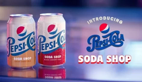 Üdítőital a Pepsitől a Pomádé emlékére