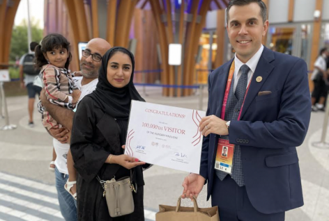 Expo 2020: Százezredik látogatóját fogadta a Magyar Pavilon Dubajban