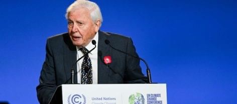 Sir David Attenborough’s speech at the COP26 climate change summit in Glasgow: ‘Our motivation should not be fear, but hope.’