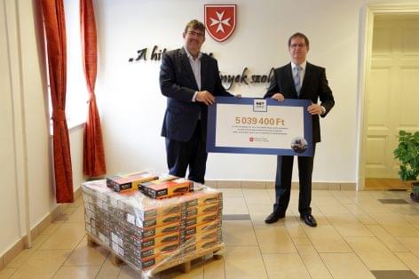 OMV Hungária and its customers help the Maltese Charity Service to buy an ambulance with HUF 5 million