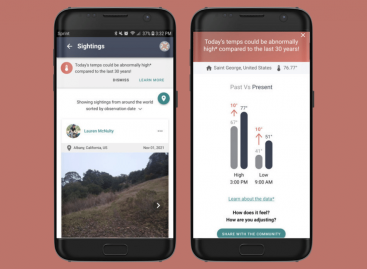 An app provides personal climate change alerts