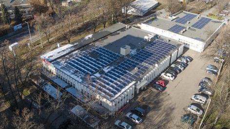 Solar panels generate electricity for SPAR supermarket in Szeged