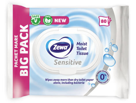 Zewa moist toilet tissues BIG PACK
