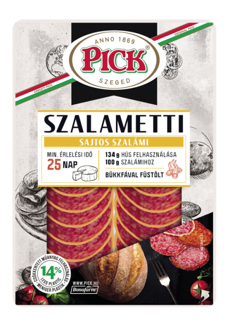 Új PICK Szalametti ízek: borsos és sajtos