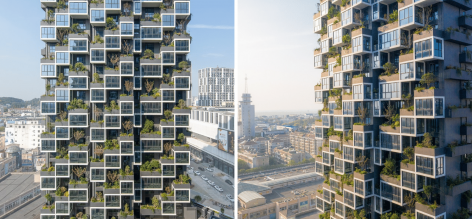 Vertical forest complex rises in China’s Hubei province