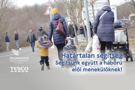 Kuponos adománygyűjtés indul az ukrajnai menekültek segítéséért – együtt segít a Tesco és az Ökumenikus Segélyszervezet