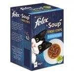 FELIX Soup Tender Strip soups with slices of soft bites