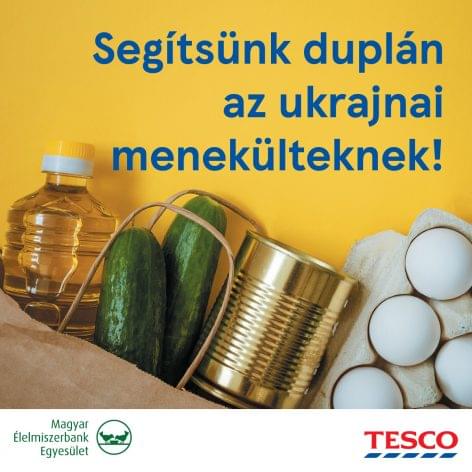 Tesco and Food Bank help refugees in Ukraine sell online donation vouchers