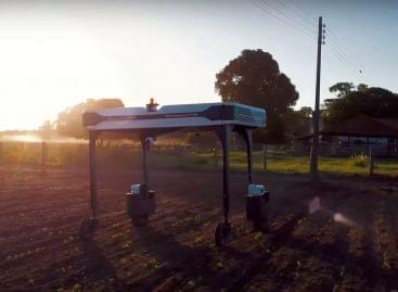 An agricultural robot is being developed in North America