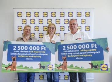 Lidl supports shelter pets with ten tons of pet food