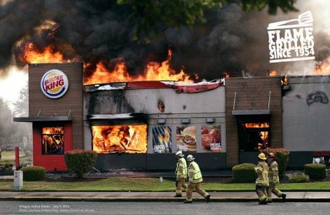 (HU) Mit jelent, ha égnek a Burger Kingek? – A nap képe