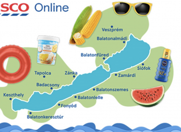 Tesco is already delivering to 73 settlements on the shores of Lake Balaton