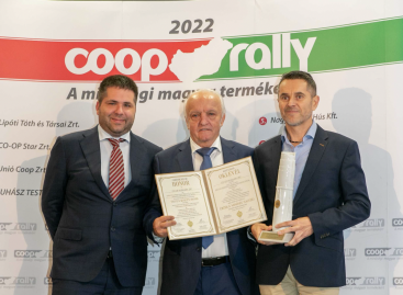 Coop’s private label bacon received an Érték és Minőség Nagydíj