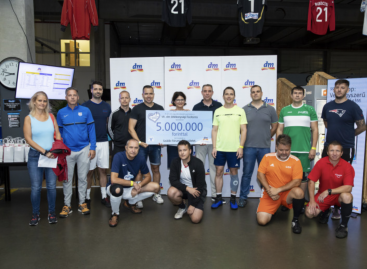 The dm held a charity soccer tournament for the youngest
