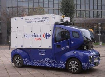 Autonóm házhozszállítással kísérletezik a Carrefour és a Goggo Network